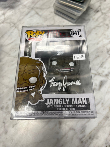 Funko Pop Scary Stories Jangly Man Figure Signed by Troy James
