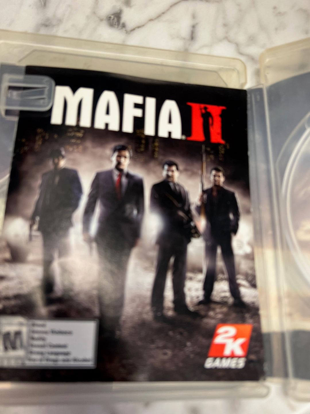 Mafia II PS3 Playstation 3 Case and Manual ONLY CO52325