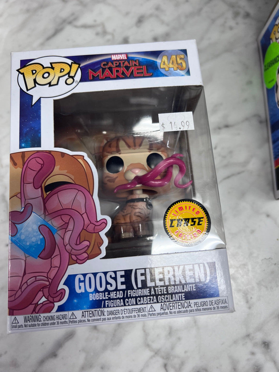 Funko Pop! Goose (Flerken) Chase #445 Captain Marvel FP111525
