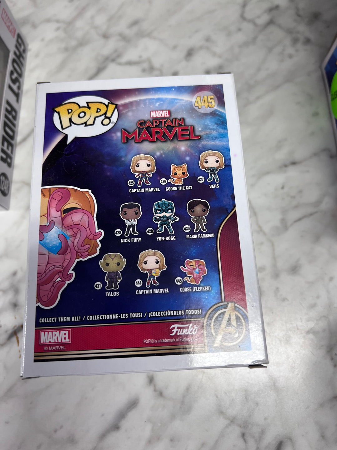 Funko Pop! Goose (Flerken) Chase #445 Captain Marvel FP111525