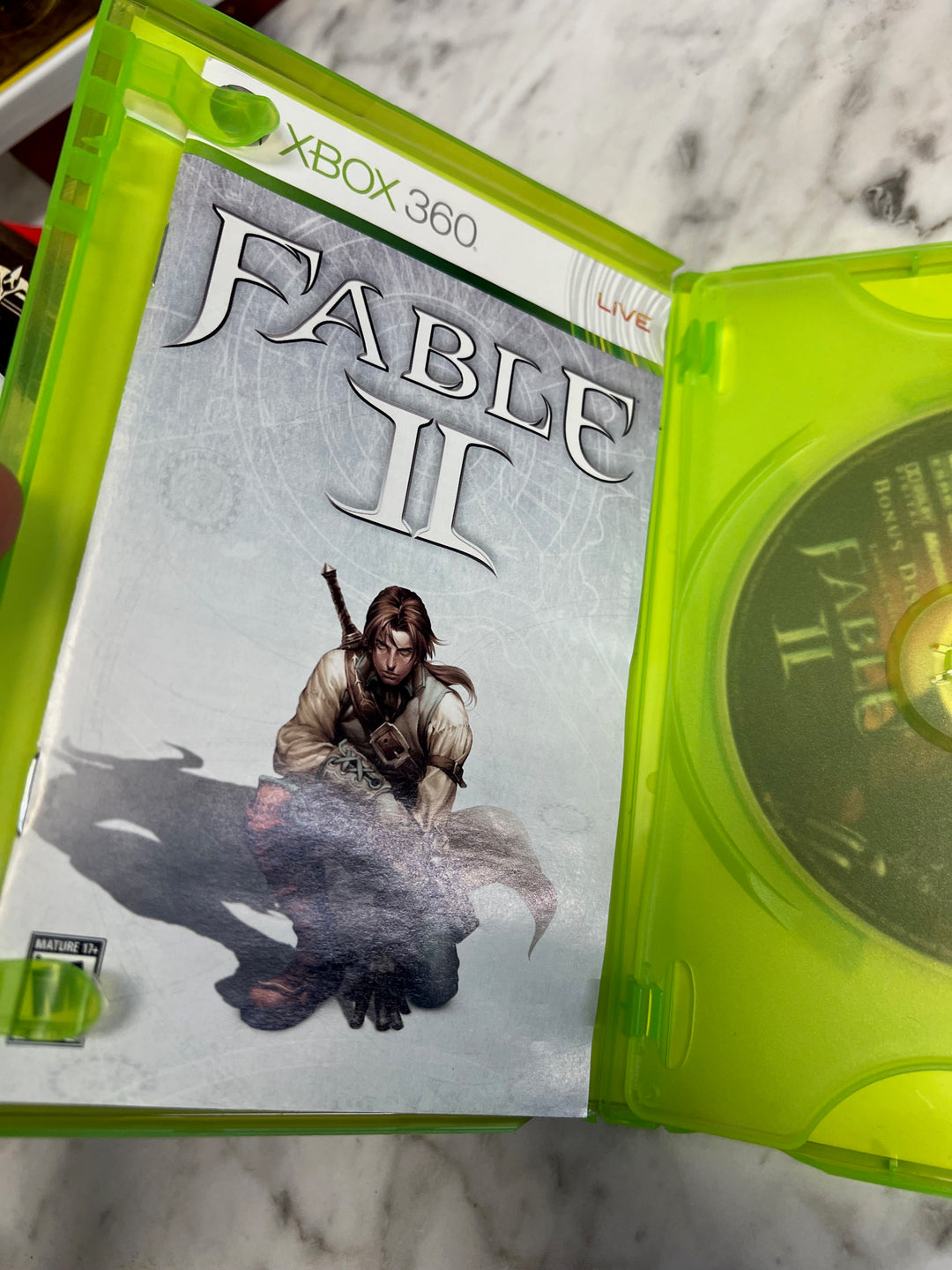 Fable II Collector's Edition Xbox Bonus Disc, Case and Manual ONLY No Game Disc CO52325