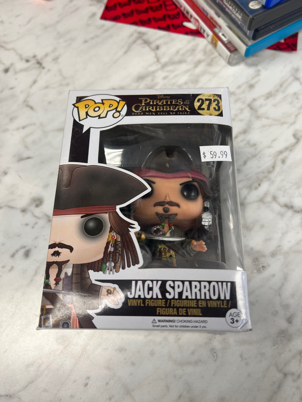 Funko Pop! Vinyl: Disney - Captain Jack Sparrow #273