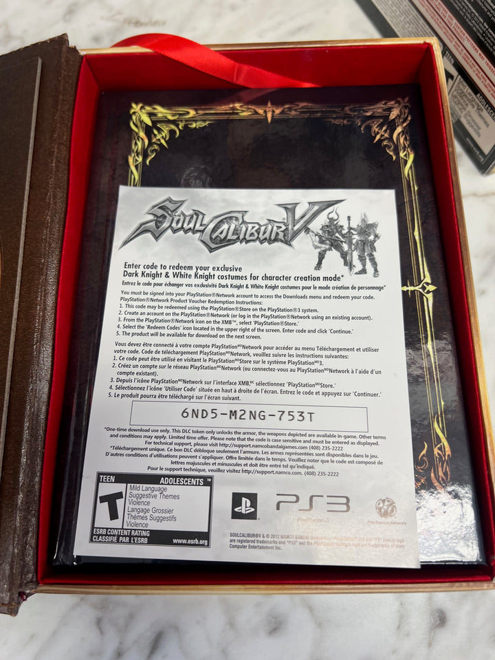 Soul Calibur III Collector's Edition PS3 Playstation 3 NO GAME INCLUDED CO52325