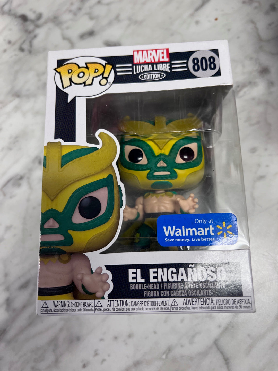Funko Pop! El Enganoso #808 Marvel Lucha Libre Edition Wal Mart FP111525