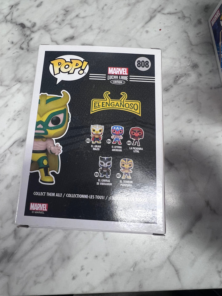 Funko Pop! El Enganoso #808 Marvel Lucha Libre Edition Wal Mart FP111525
