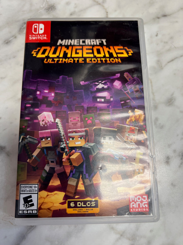 Minecraft Dungeons Ultimate Edition Nintendo Switch Case ONLY CO52325