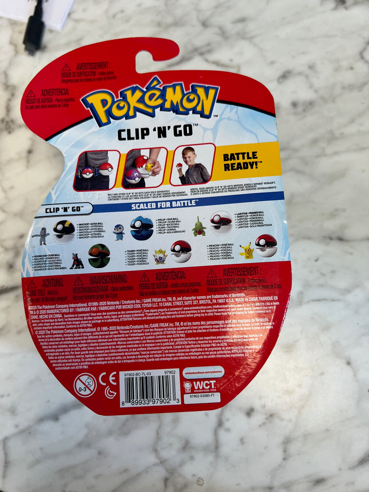 Pokemon Clip n' Go Battle Ready Togepi and PokeBall NEW   NT81225
