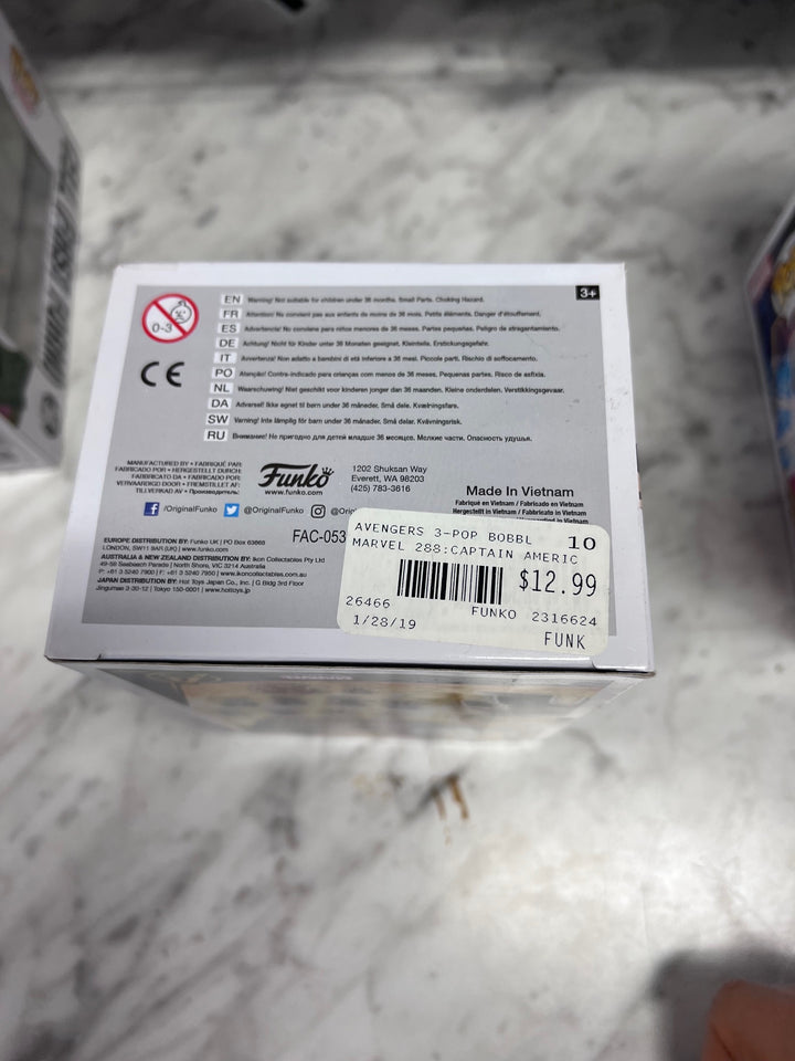 Funko Pop! Captain America #288 Avengers Infinity War FP111525
