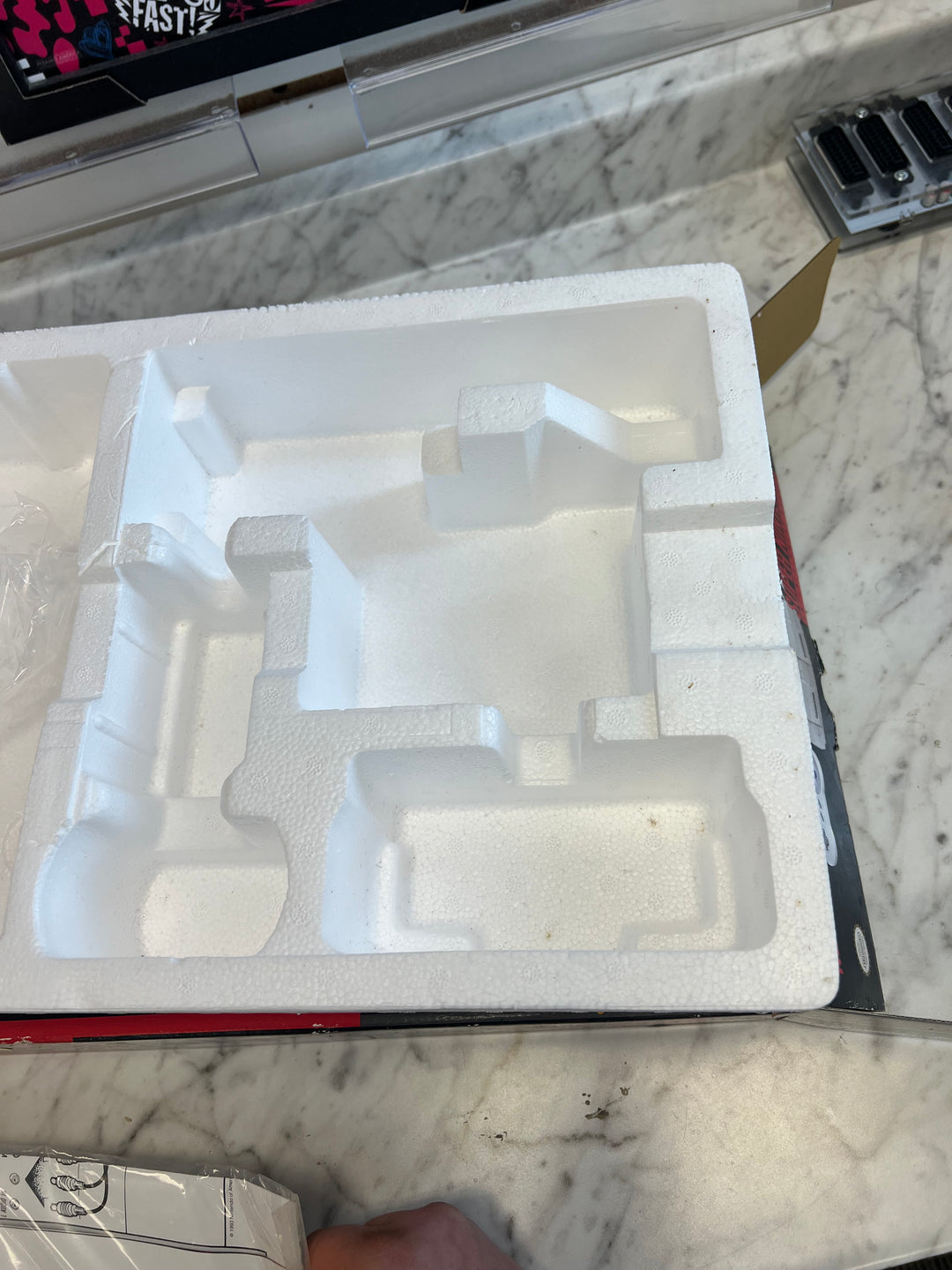 Super Nintendo Snes Console Mario World & All Stars Edition Box / Styrofoam Only