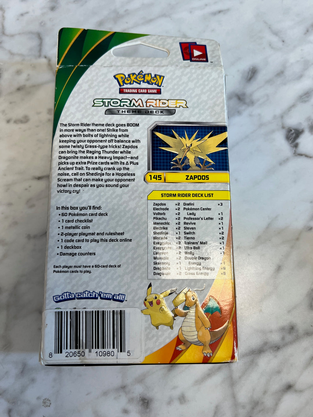 Pokémon TCG: XY Roaring Skies Storm Rider Theme Deck NEW   NT81225