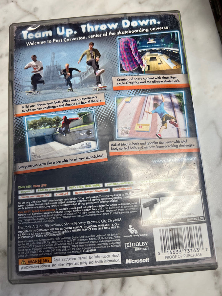 Skate for Xbox 360 CASE ONLY CO52325