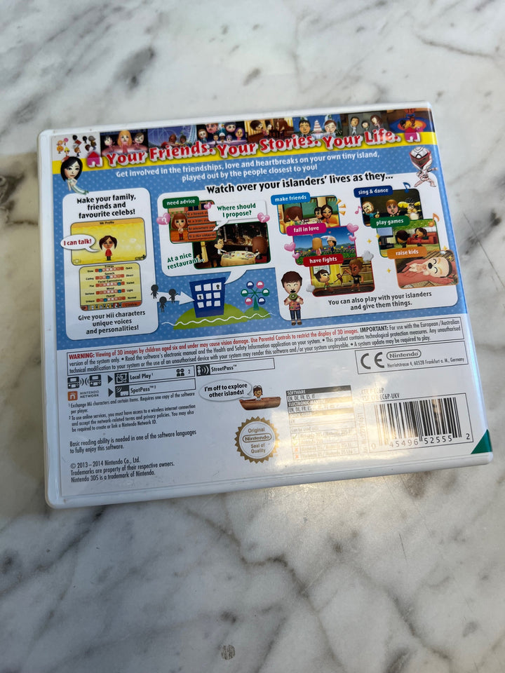Tomodachi Life Nintendo 3DS European PEGI Import REGION LOCKED  IMP81425