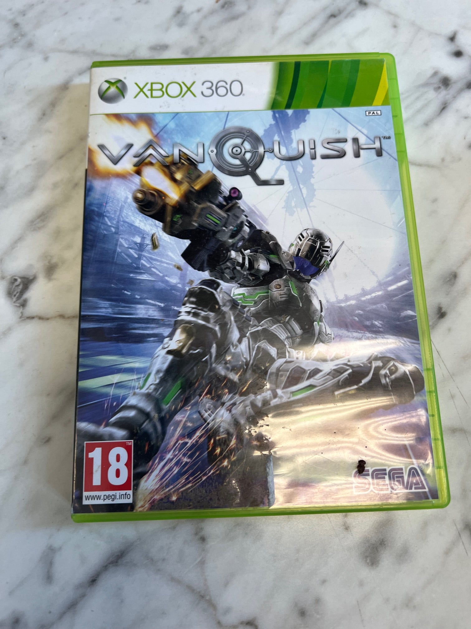 Vanquish Xbox 360 European PEGI Import REGION LOCKED IMP81425