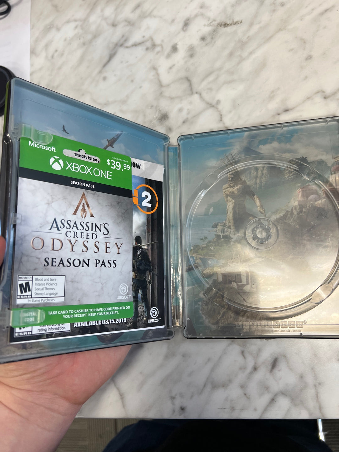 Assassin's Creed Odyssey Xbox One Steelbook CASE ONLY CO52325