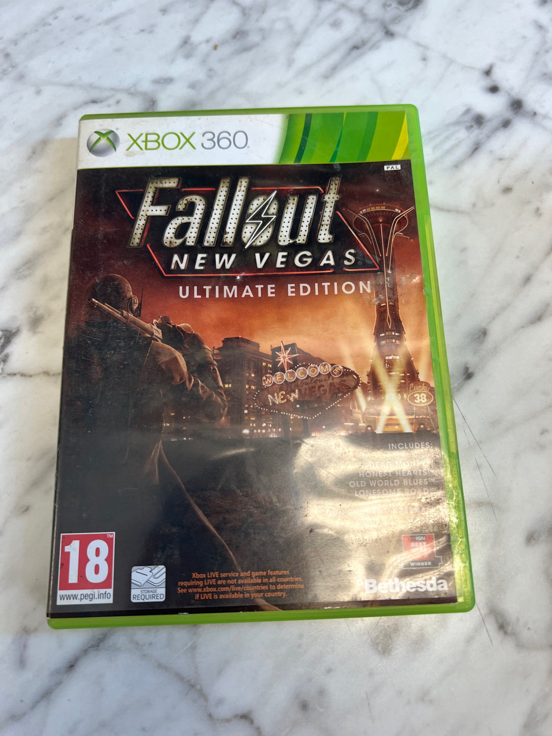 Fallout New Vegas Xbox 360 European PEGI Import REGION LOCKED  IMP81425