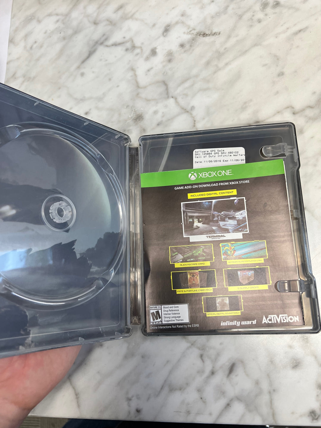 Call of Duty Infinite Warfare Steelbook CASE ONLY CO52325