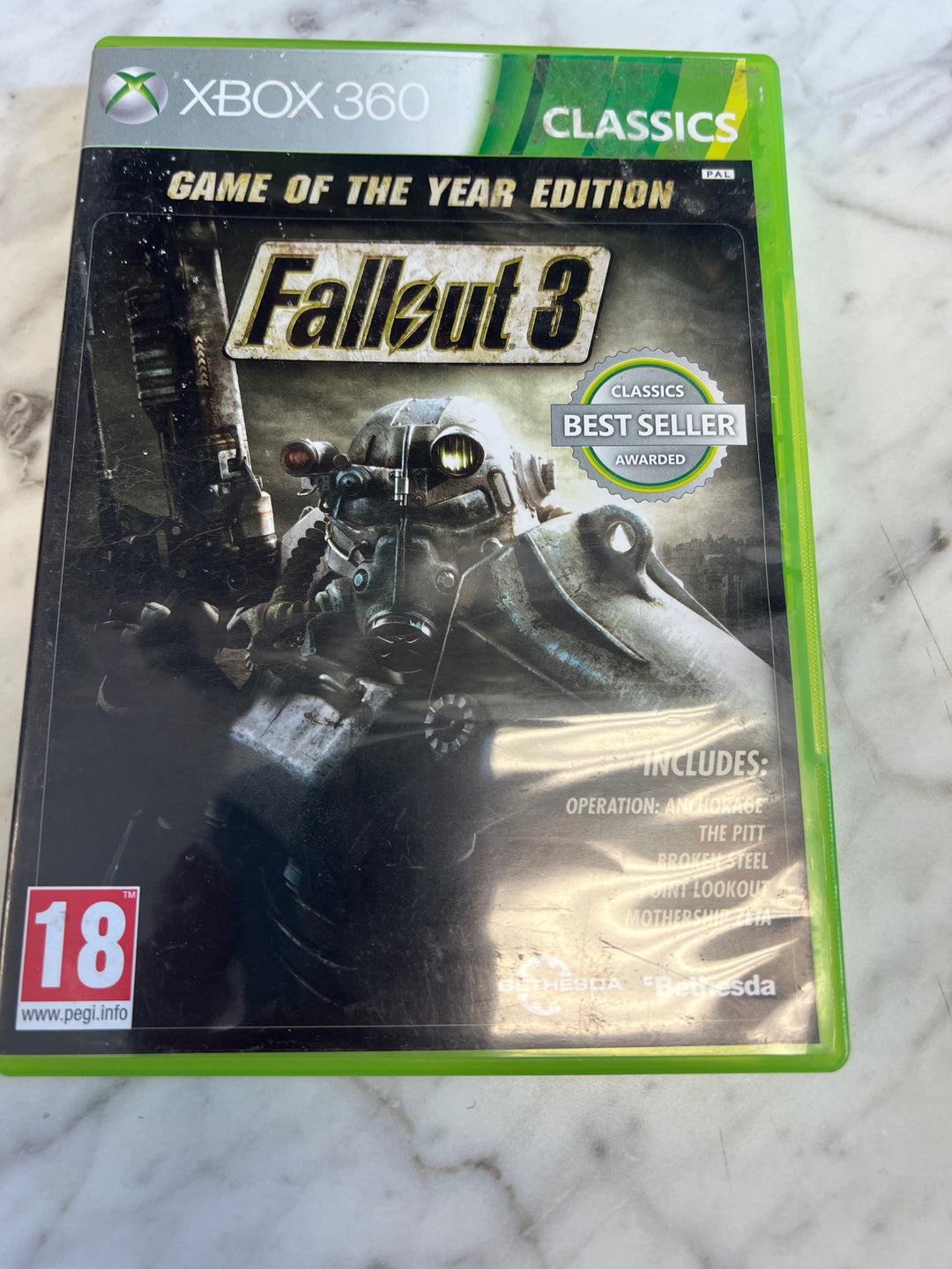 Fallout 3 Game of the Year Xbox 360 European PEGI Import REGION LOCKED  IMP81425
