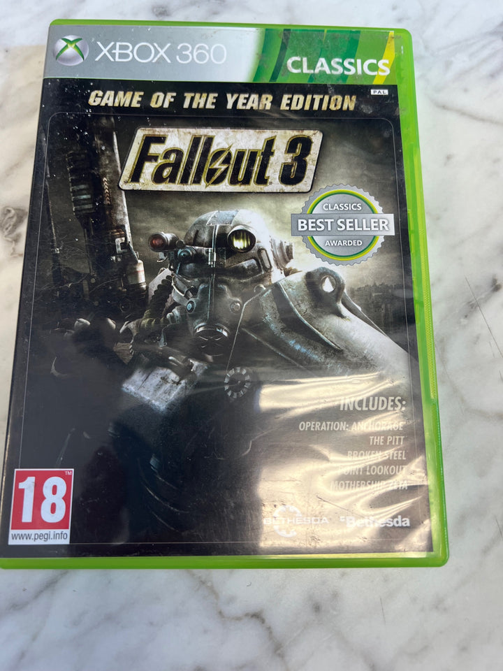 Fallout 3 Game of the Year Xbox 360 European PEGI Import REGION LOCKED  IMP81425