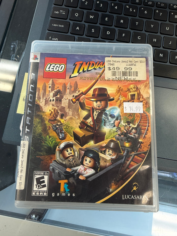 Lego Indiana Jones 2 The Adventure Continues - PS3 CASE ONLY NO GAME INCLUDED CO41826