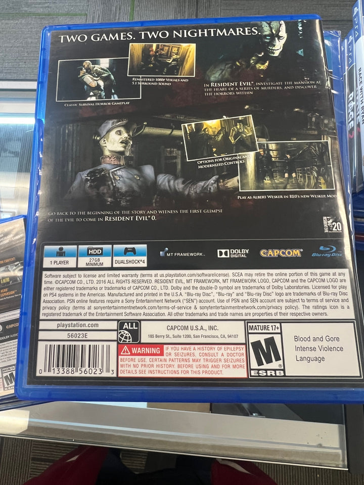 Resident Evil: Origins Collection - PS4 U21125