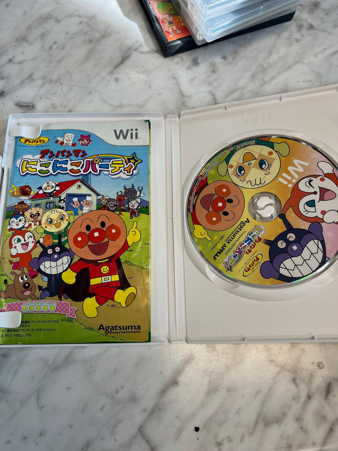 Anpanman Niki Noki Party Nintendo Wii Japanese Import REGION LOCKED IMP81425