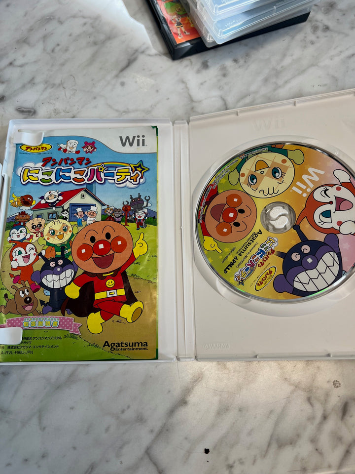 Anpanman Niki Noki Party Nintendo Wii Japanese Import REGION LOCKED IMP81425
