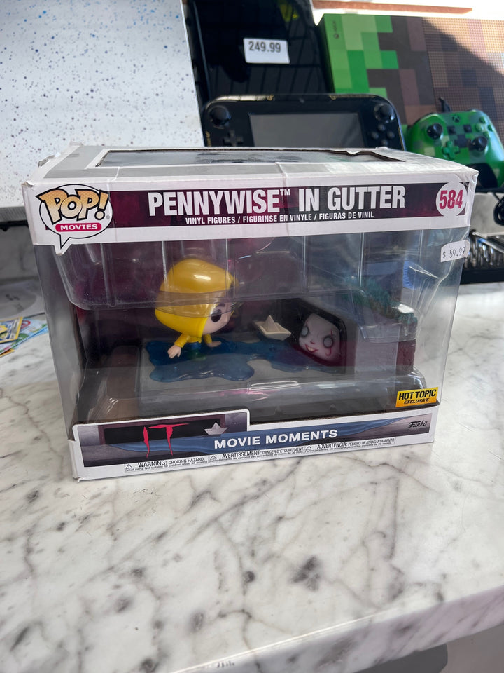 Funko Pop! Movie Moments IT #584 Pennywise in Gutter Hot Topic Exclusive UP111525