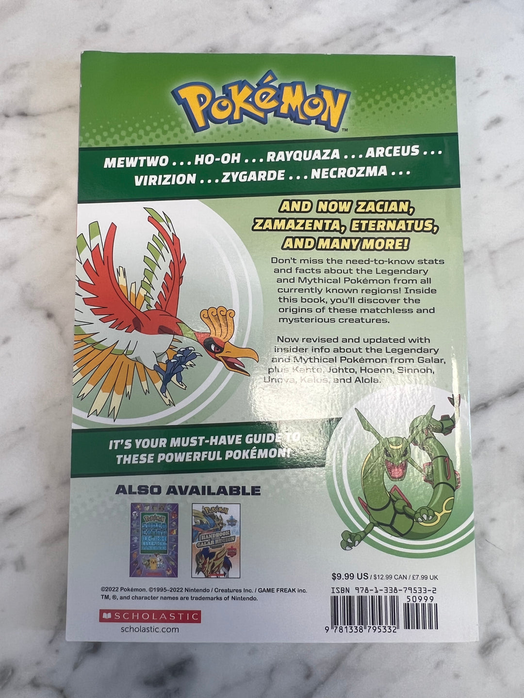 Legendary and Mythical Guidebook: Super Deluxe Edition (Pokémon)   U102224