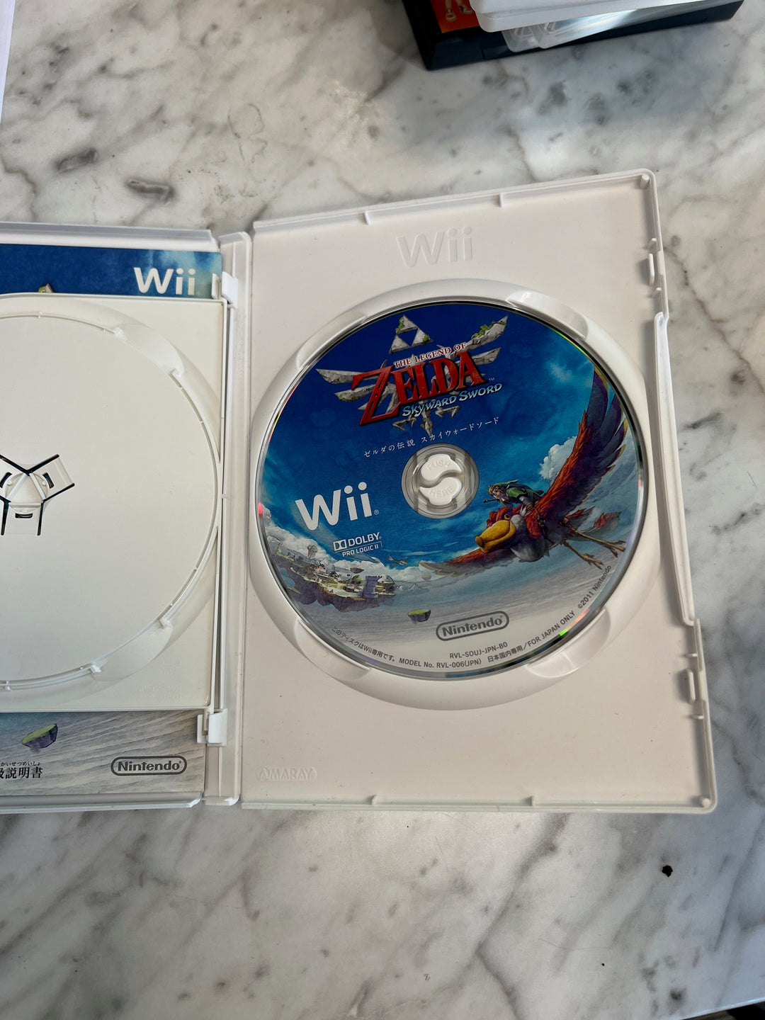 Legend of Zelda Skyward Sword Nintendo Wii Japanese Import REGION LOCKED IMP81425