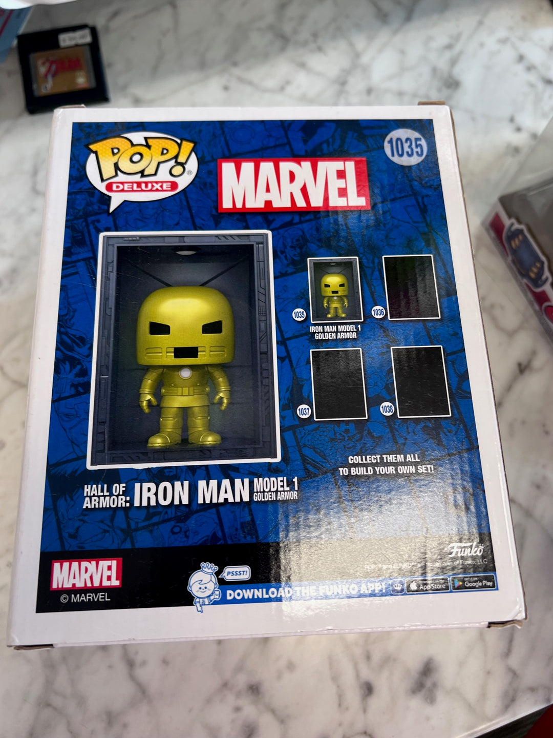 Funko Pop! Deluxe Hall of Armor Iron Man Model 1 Golden Armor #1035 UP111525