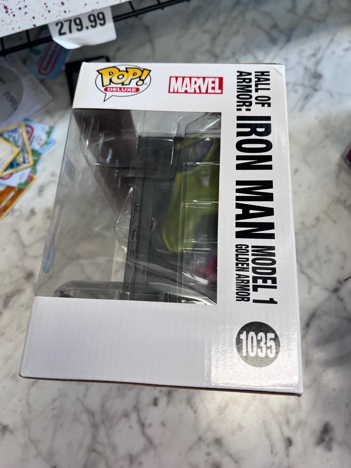 Funko Pop! Deluxe Hall of Armor Iron Man Model 1 Golden Armor #1035 UP111525