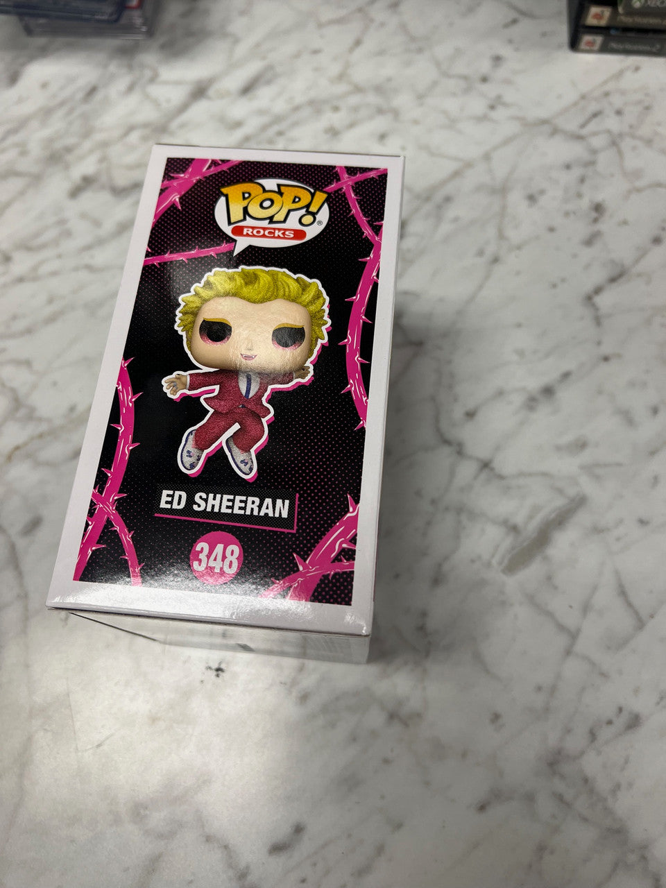 Funko Rocks PX Diamond POP Ed Sheeran Vampire Glitter Vinyl Figure W Protector