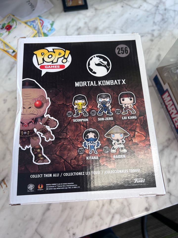 Funko Pop! Games Goro #256 Mortal Kombat X Gamestop Limited Damaged box UP111525
