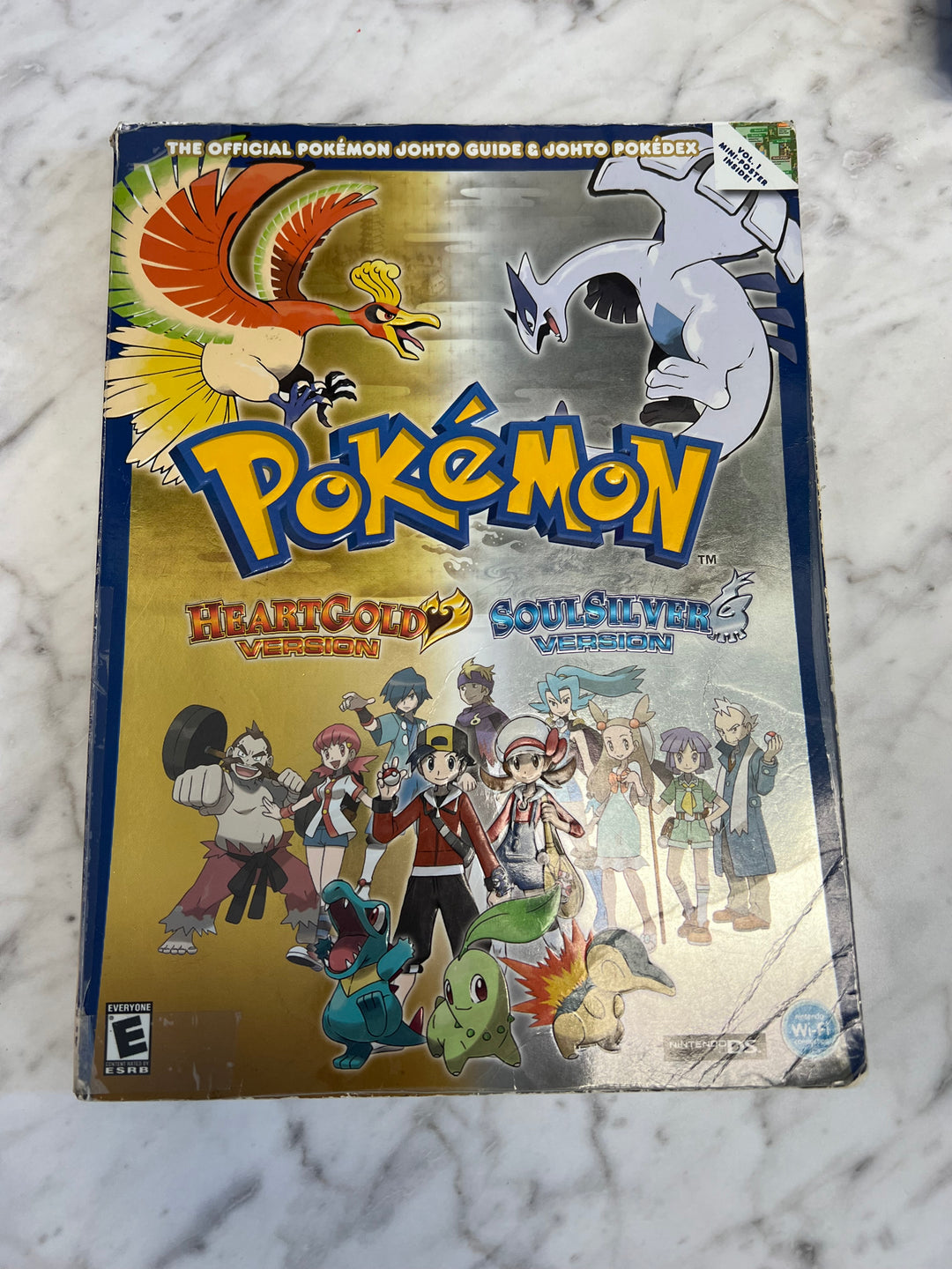 Pokemon HeartGold & SoulSilver Strategy Guide Johto Pokedex - No Poster   U102224