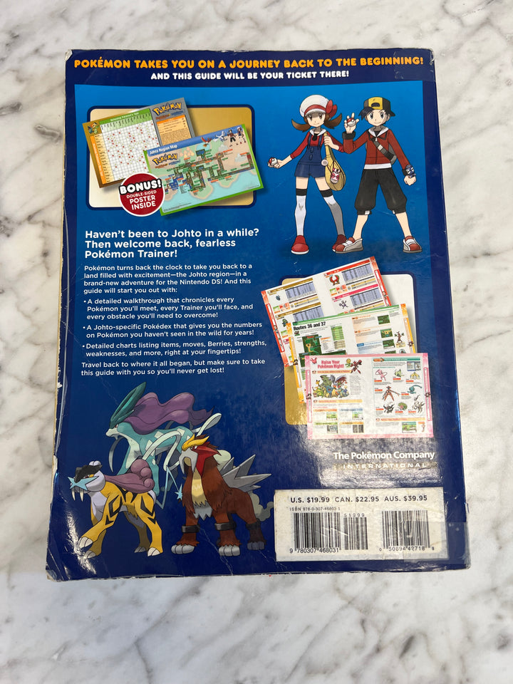 Pokemon HeartGold & SoulSilver Strategy Guide Johto Pokedex - No Poster   U102224