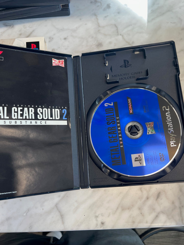 Metal Gear Solid 2 Substance PS2 Playstation 2 Japanese Import REGION LOCKED  IMP81425