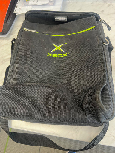 Microsoft Xbox Vintage Official Console Carrying Case Messenger Travel Bag