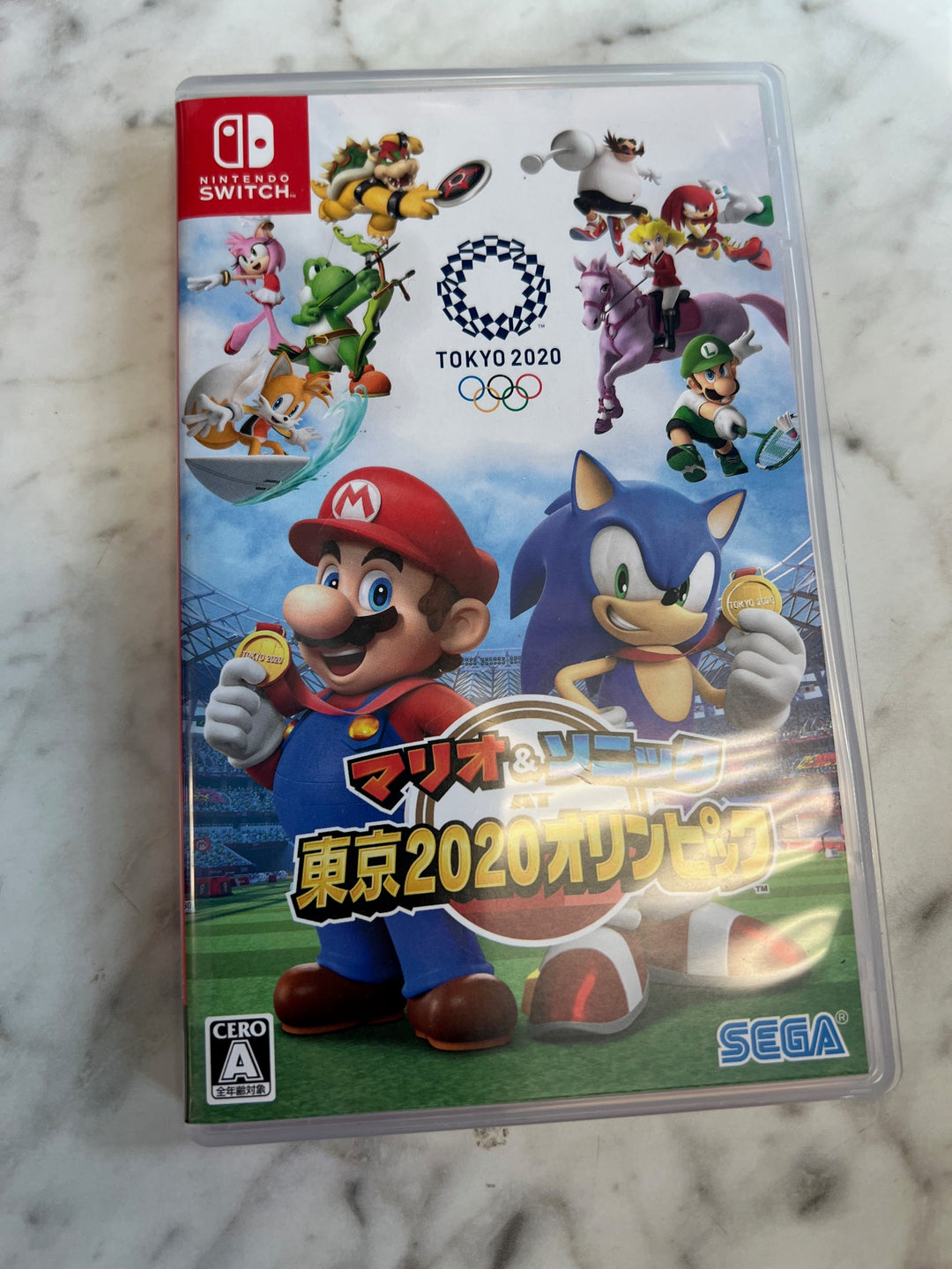 Mario Sonic 220 Olympic Games Nintendo Switch Japanese Import NO ENGLISH IMP81425