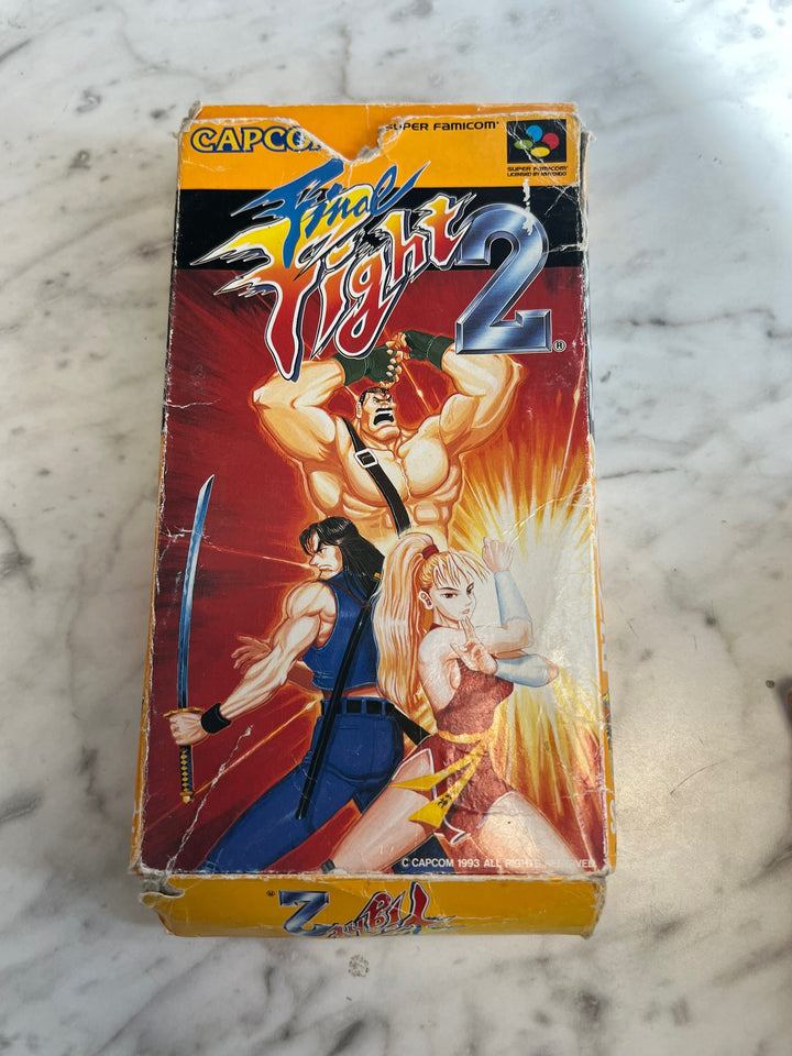 Final Fight 2 - Boxed Super Famicom Japanese Import IMP81425