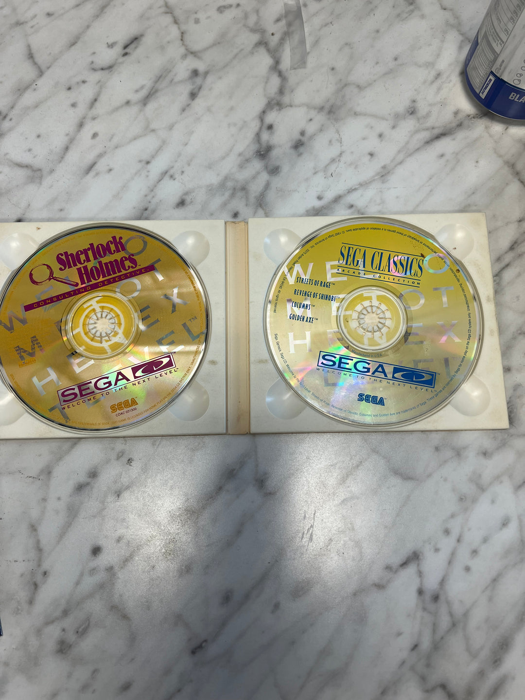 Sherlock Holmes & Sega Classics Sega CD Tested and Working Complete DU8924