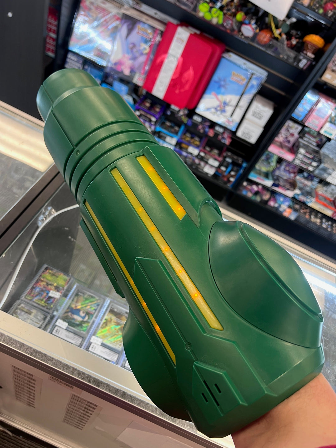 Metroid Arm Cannon Light Sound Nintendo Samus Aran Blaster Replica Life Size