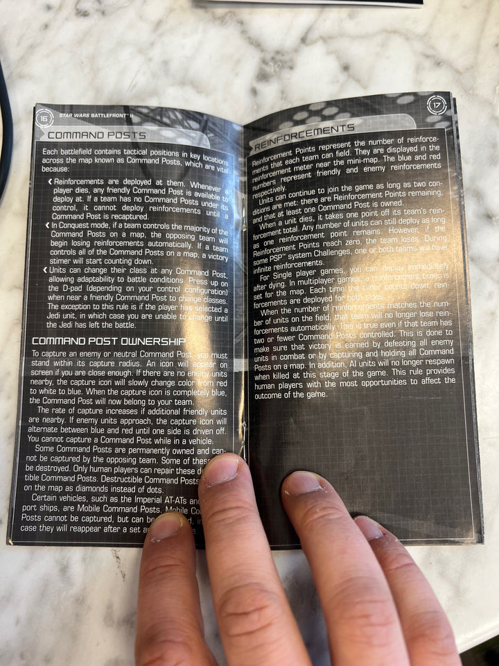 Star Wars Battlefront II PSP Manual ONLY  MO81525