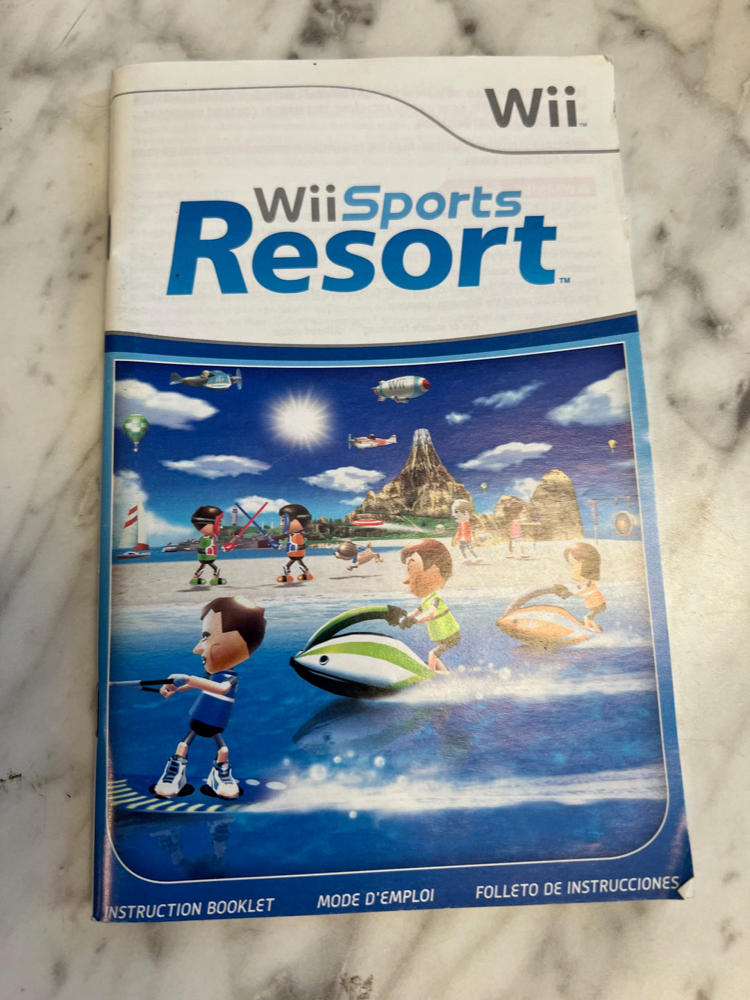 Wii Sports Resort Nintendo Wii Manual ONLY  MO81525