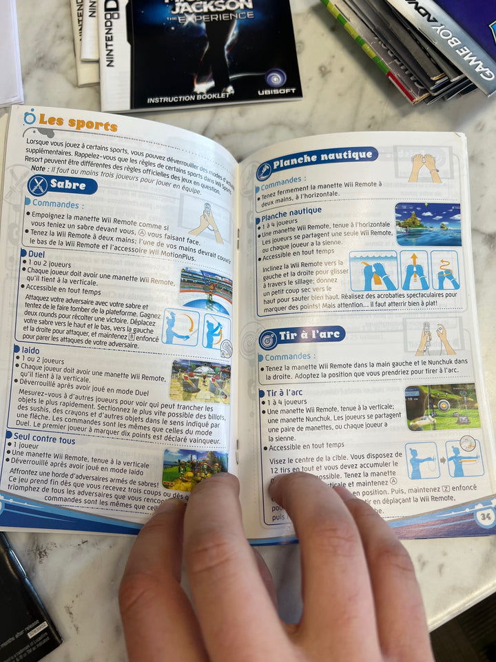 Wii Sports Resort Nintendo Wii Manual ONLY  MO81525