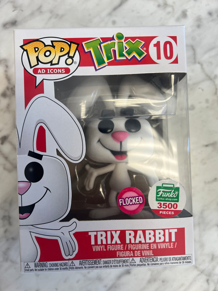 Funko POP! Ad Icons #10 Trix Rabbit Flocked Funko Shop Exclusive 3500 PCS!   FP102324