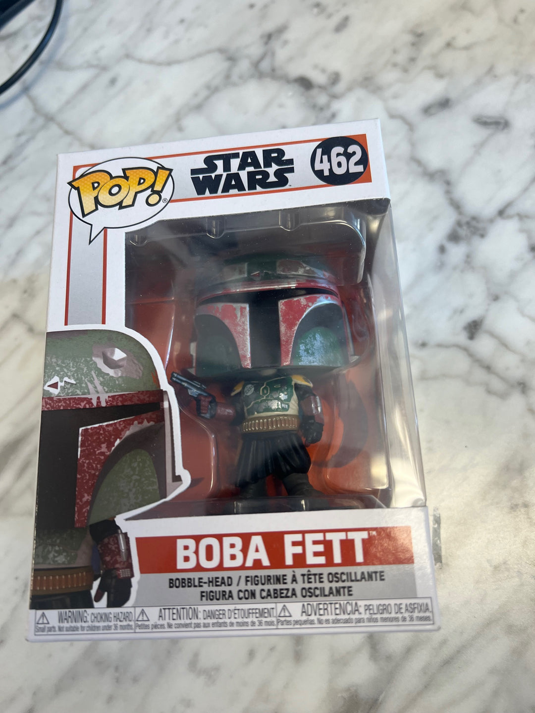 Funko Pop! Star Wars: The Mandalorian Boba Fett Vinyl Figure Bobble-Head # 462 FP81024