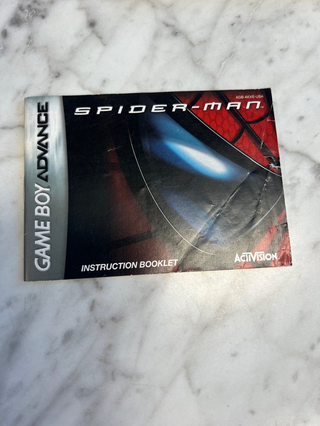 Spider-Man Game Boy Advance Manual ONLY  MO81525