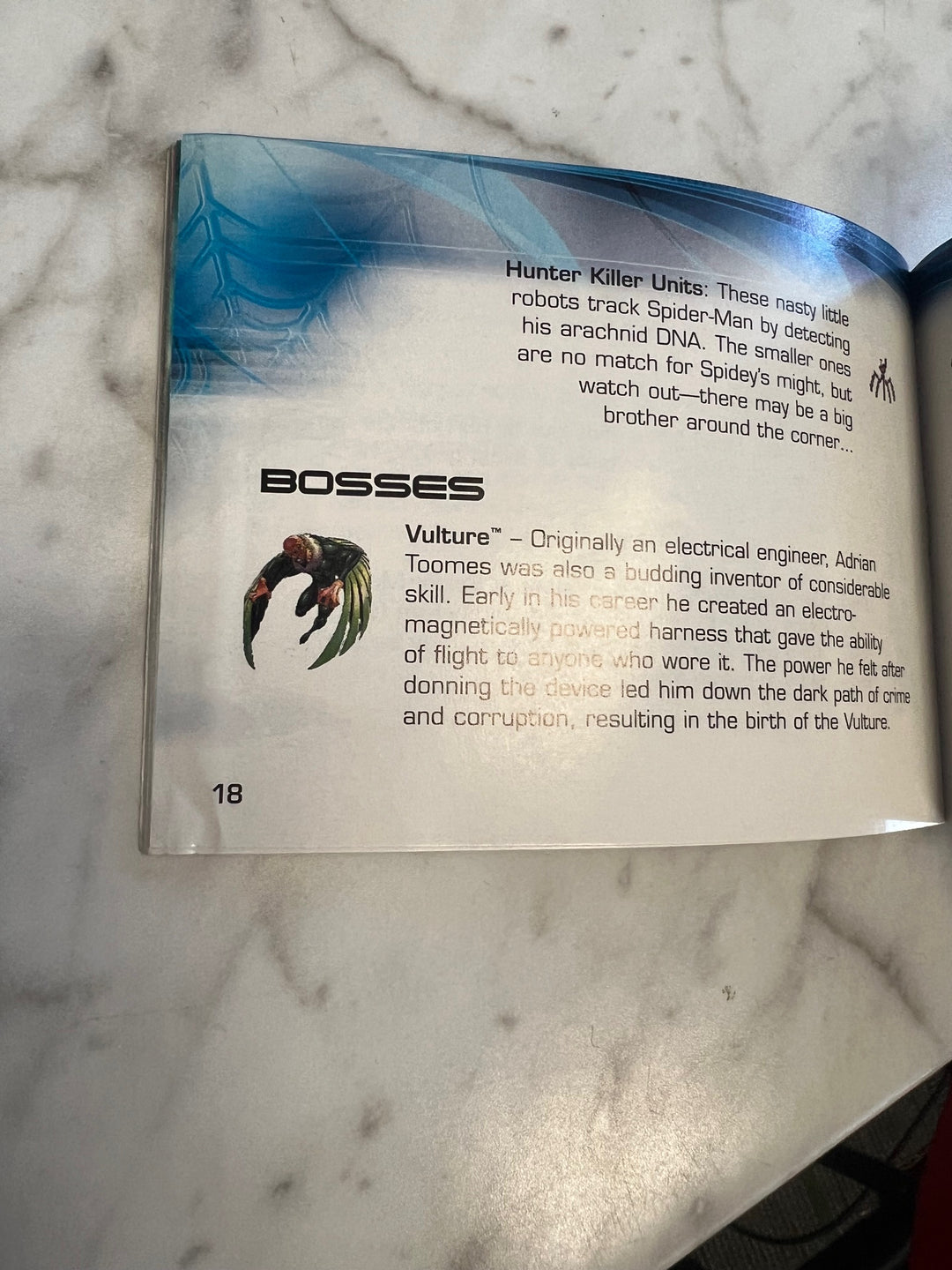 Spider-Man Game Boy Advance Manual ONLY  MO81525