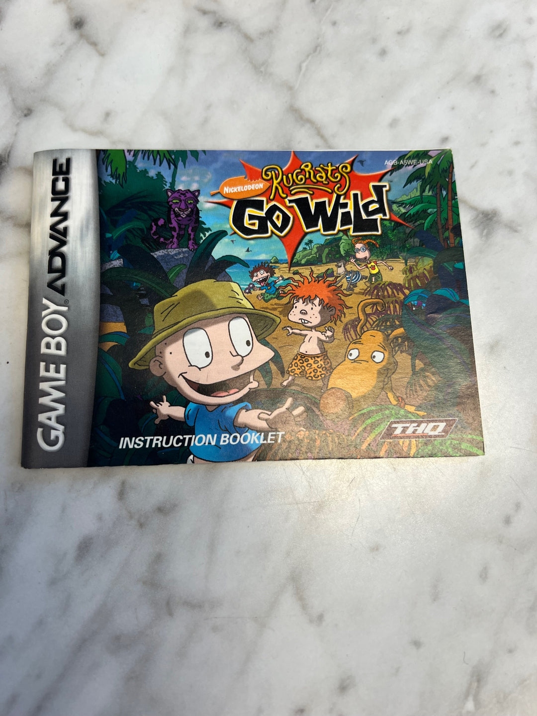 Rugrats Go Wild Game Boy Advance Manual ONLY  MO81525