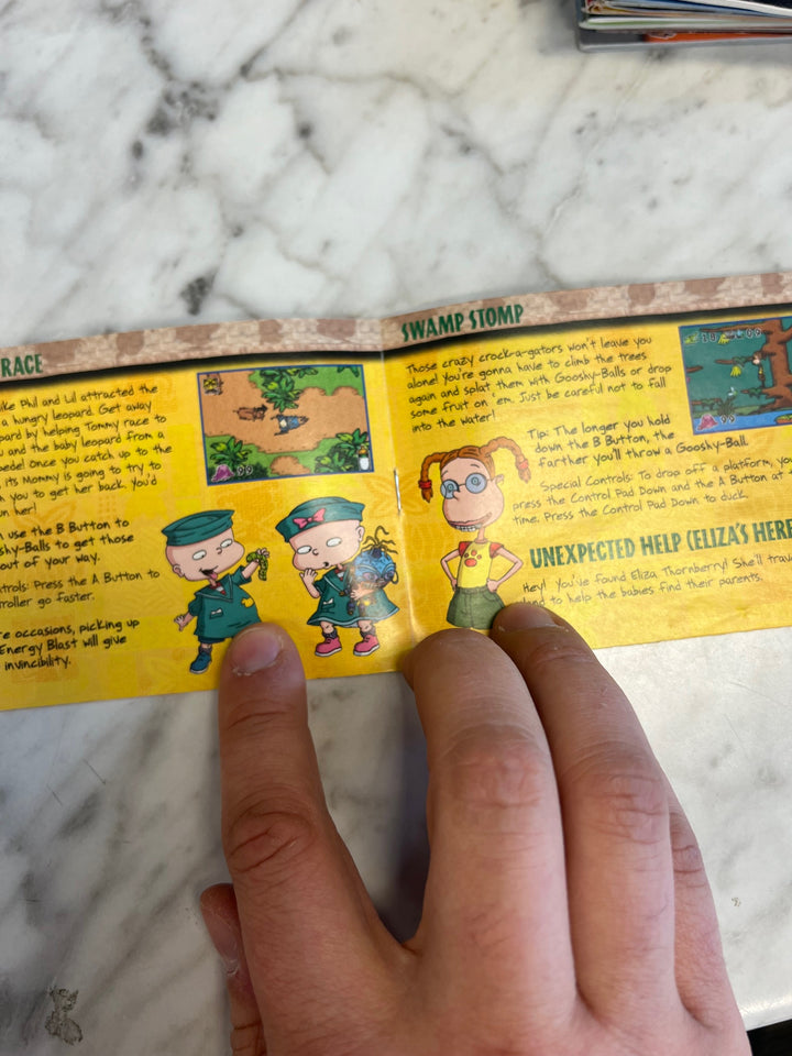 Rugrats Go Wild Game Boy Advance Manual ONLY  MO81525